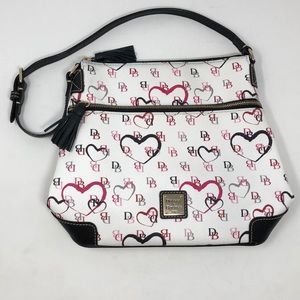 Dooney & Bourke Heart Pattern Shoulder Bag
